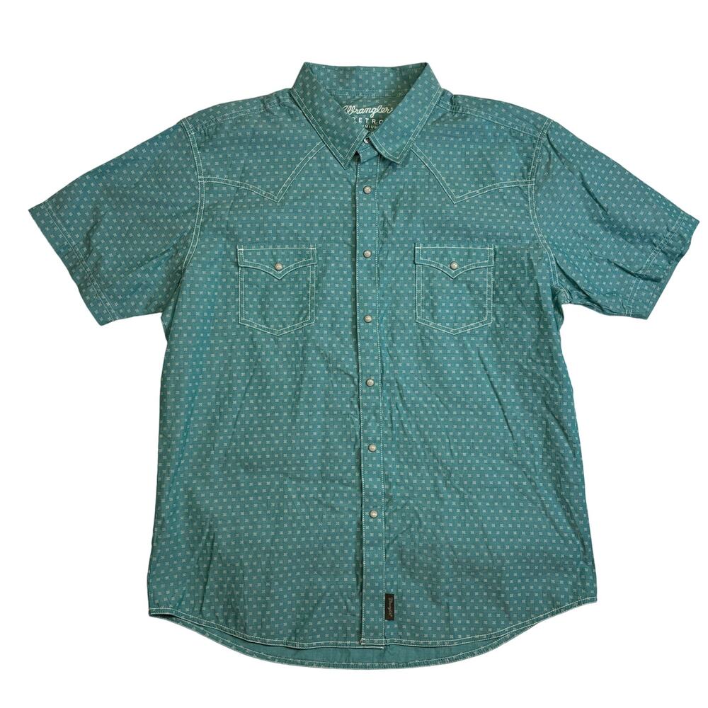 Wrangler Retro Premium XXL MVR431M Short Sleeve Button Up